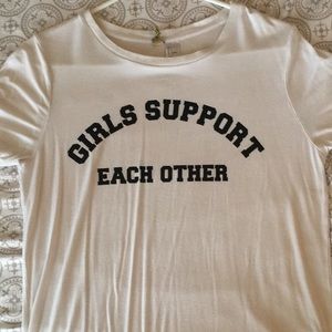 Cute White Graphic Tee